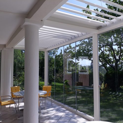 Véranda et pergola bio climatique sur mesure en aluminium marie barrault valence